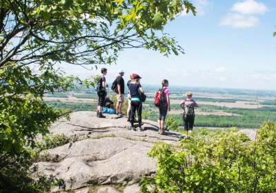 L'équipe de Rando Québec lors d'une randonnée